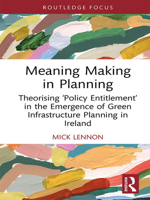 cover image of Meaning Making in Planning